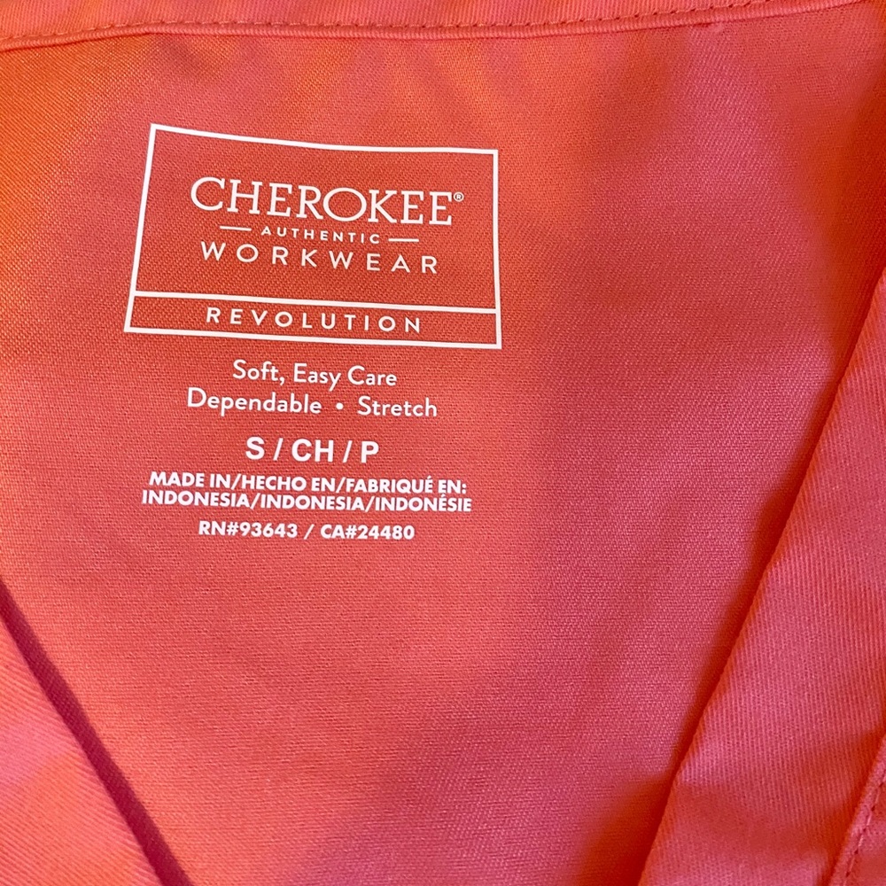Cherokee set of women’s scrubs size small